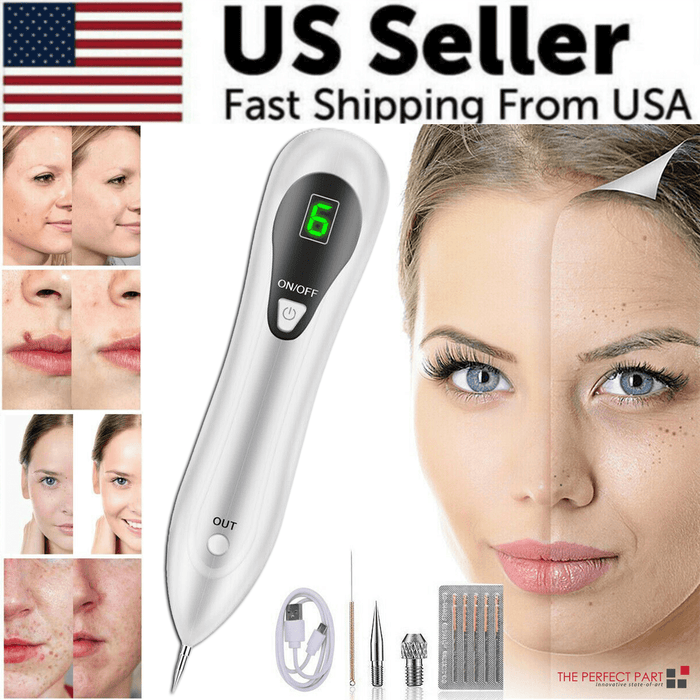 Electric Laser Plasma Pen Mole Removal Dark Spot Remover Skin Wart Tag Tattoo - ElectronicEssence
