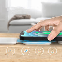3 In 1 Magnetic Wireless Multi-device Folding Cell Phone Wireless Charger Gadgets - ElectronicEssence