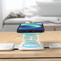 3 In 1 Magnetic Wireless Multi-device Folding Cell Phone Wireless Charger Gadgets - ElectronicEssence