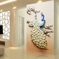 5D Diamond Painting of Peacock for Living Room Decor - ElectronicEssence