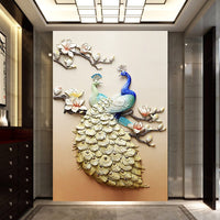 5D Diamond Painting of Peacock for Living Room Decor - ElectronicEssence