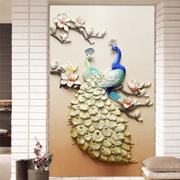 5D Diamond Painting of Peacock for Living Room Decor - ElectronicEssence