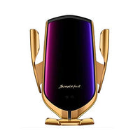 Car Wireless Charger (Gold): Wireless Car Charger Phone Mount - Power Up and Stay Connected on The Go! - ElectronicEssence