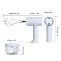 Electric Mini Egg Beater and Meat Chopper Tool - ElectronicEssence