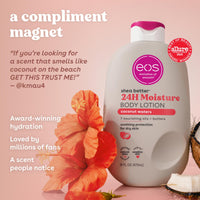 eos Shea Better Body Lotion- Vanilla Cashmere, 24-Hour Moisture, 16 fl oz - ElectronicEssence