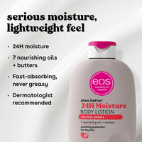 eos Shea Better Body Lotion- Vanilla Cashmere, 24-Hour Moisture, 16 fl oz - ElectronicEssence