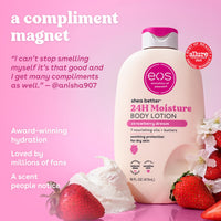 eos Shea Better Body Lotion- Vanilla Cashmere, 24-Hour Moisture, 16 fl oz - ElectronicEssence
