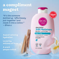 eos Shea Better Body Lotion- Vanilla Cashmere, 24-Hour Moisture, 16 fl oz - ElectronicEssence