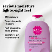 eos Shea Better Body Lotion- Vanilla Cashmere, 24-Hour Moisture, 16 fl oz - ElectronicEssence
