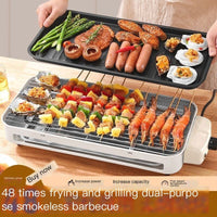 Indoor Electric Grill for Smokeless BBQ and Cooking - ElectronicEssence