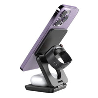 Magnetic Suction Wireless Charging And Folding Phone Holder - ElectronicEssence