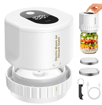 Mason Jar Vacuum Sealer - Electric Food Sealing Machine - ElectronicEssence