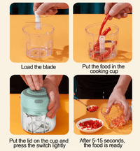 Mini Electric Garlic Chopper & Grinder - ElectronicEssence