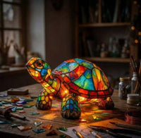 New Handmade Colorful Resin Mosaic Lamp - ElectronicEssence