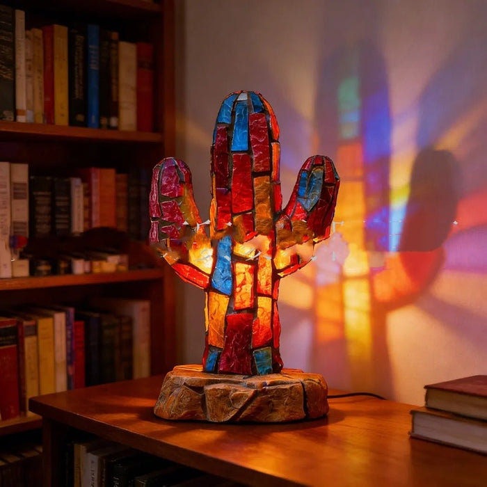 New Handmade Colorful Resin Mosaic Lamp - ElectronicEssence