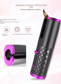 Portable USB Rechargeable Automatic Hair Curler (Mini) - ElectronicEssence