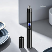 Rechargeable Electric Nose Hair Trimmer for Men - Portable Grooming Tool with Precision Blades - ElectronicEssence