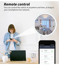 Smart WIFI Socket with AI Voice Control and Power Meter - ElectronicEssence