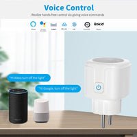 Smart WIFI Socket with AI Voice Control and Power Meter - ElectronicEssence