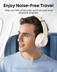 Soundcore by Anker Q20i Hybrid Active Noise Cancelling Headphones, Black - ElectronicEssence