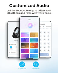 Soundcore by Anker Q20i Hybrid Active Noise Cancelling Headphones, Black - ElectronicEssence