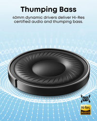 Soundcore by Anker Q20i Hybrid Active Noise Cancelling Headphones, Black - ElectronicEssence