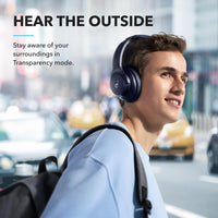 Soundcore by Anker Q20i Hybrid Active Noise Cancelling Headphones, Black - ElectronicEssence