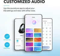 Soundcore by Anker Q20i Hybrid Active Noise Cancelling Headphones, Black - ElectronicEssence