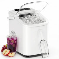 Sweetcrispy Countertop Ice Maker with Scoop, Basket and Handle. Portable Ice Machine. - ElectronicEssence