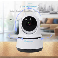 Wireless Security Camera 1080P Night Vision, Motion Detection, Activity Alert, Deterrent Alarm - ElectronicEssence